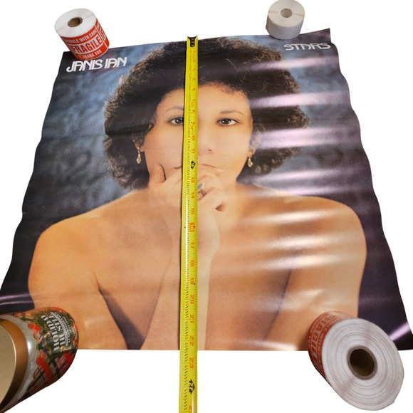 Janis Ian Stars Vintage 1974 Promo Poster 22.5x23 Electronic, Pop Rock Advert Ad - Picture 2 of 4